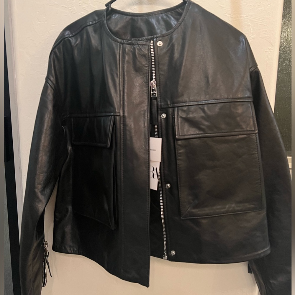 Leather jacket